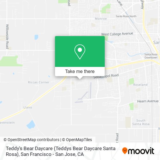 Teddy's Bear Daycare (Teddys Bear Daycare Santa Rosa) map