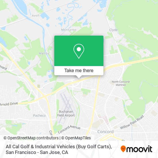 All Cal Golf & Industrial Vehicles (Buy Golf Carts) map