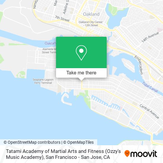 Mapa de Tatami Academy of Martial Arts and Fitness (Ozzy's Music Academy)