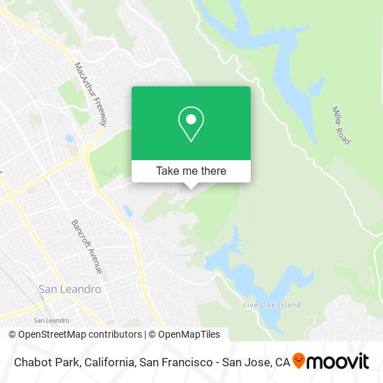 Chabot Park, California map