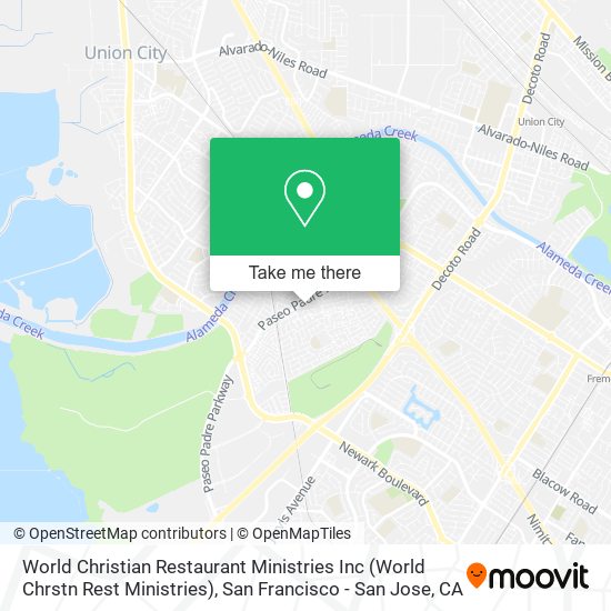 Mapa de World Christian Restaurant Ministries Inc (World Chrstn Rest Ministries)