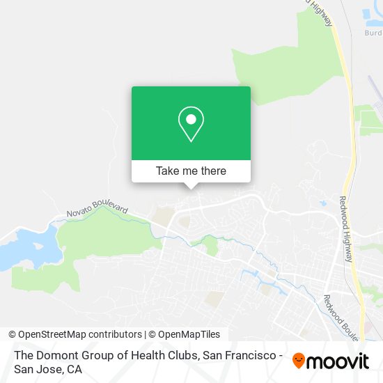 The Domont Group of Health Clubs map