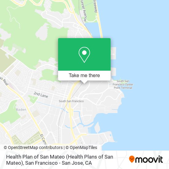 Health Plan of San Mateo map