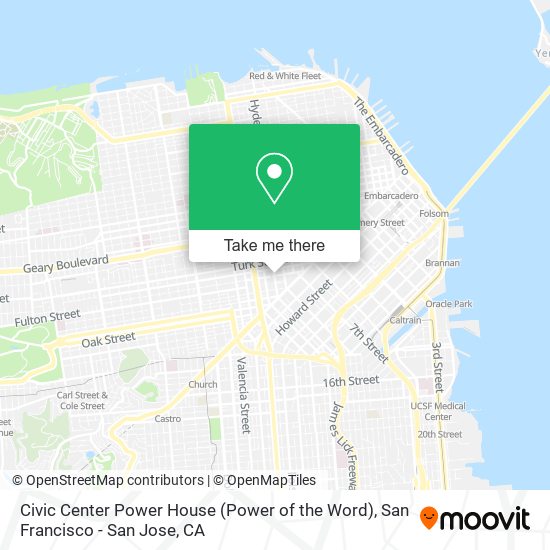 Mapa de Civic Center Power House (Power of the Word)