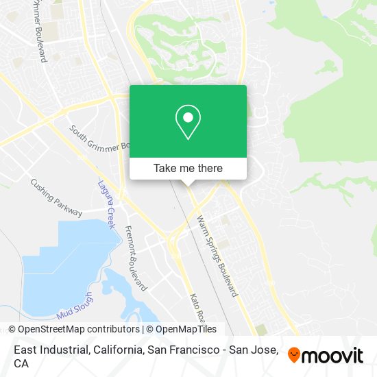 Mapa de East Industrial, California