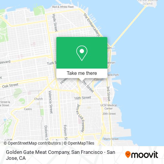 Golden Gate Meat Company map
