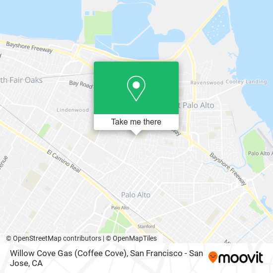 Willow Cove Gas (Coffee Cove) map