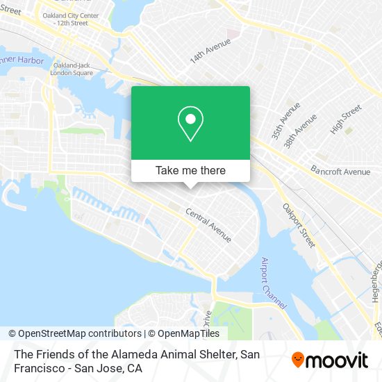 The Friends of the Alameda Animal Shelter map