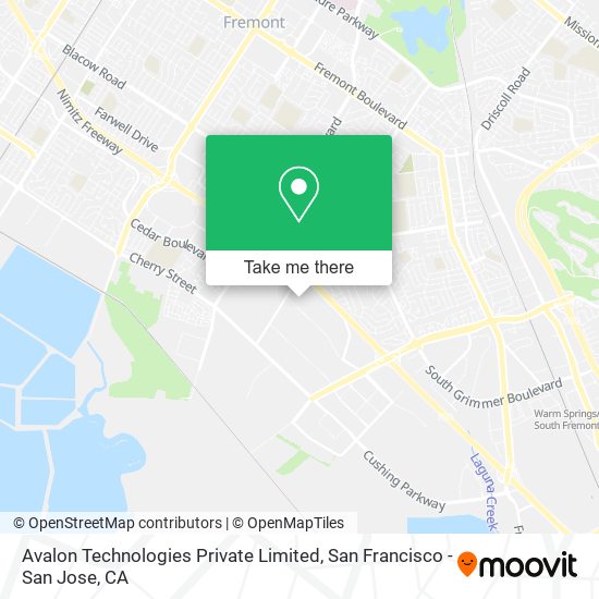 Mapa de Avalon Technologies Private Limited