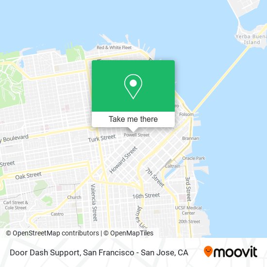 Door Dash Support map