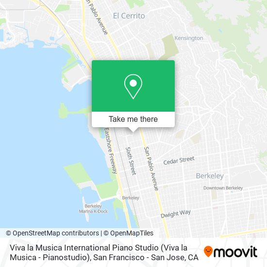 Mapa de Viva la Musica International Piano Studio (Viva la Musica - Pianostudio)