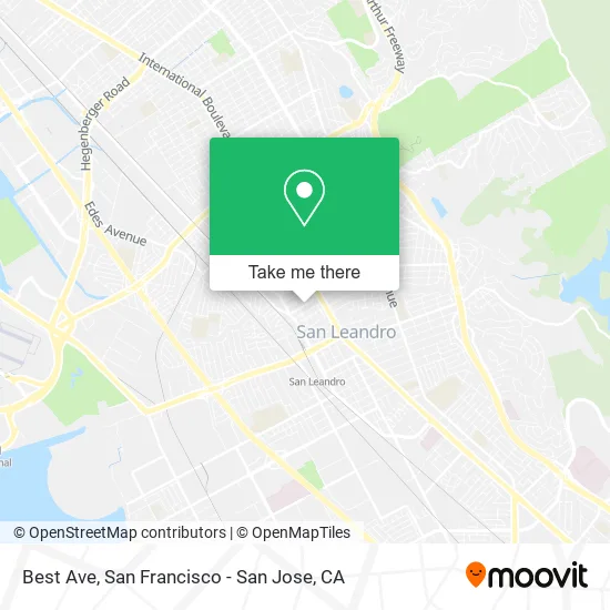Mapa de Best Ave