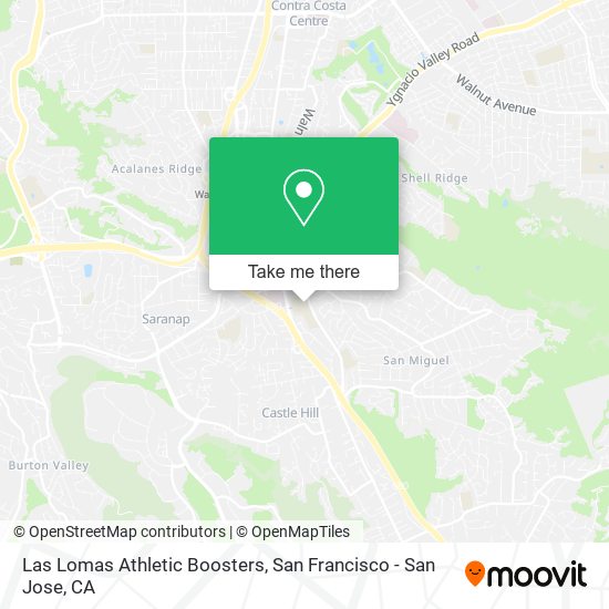 Las Lomas Athletic Boosters map