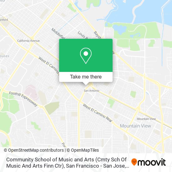 Community School of Music and Arts (Cmty Sch Of Music And Arts Finn Ctr) map