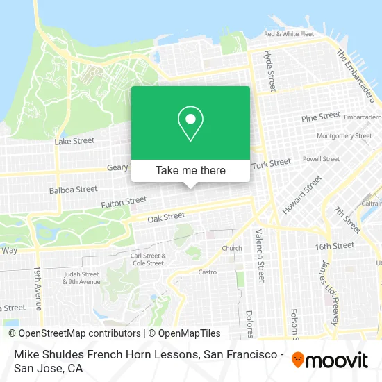 Mike Shuldes French Horn Lessons map