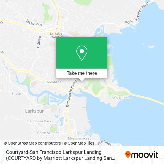 Mapa de Courtyard-San Francisco Larkspur Landing