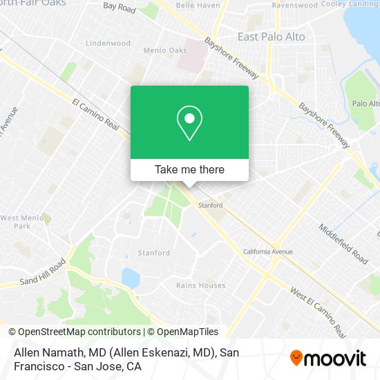 Mapa de Allen Namath, MD (Allen Eskenazi, MD)