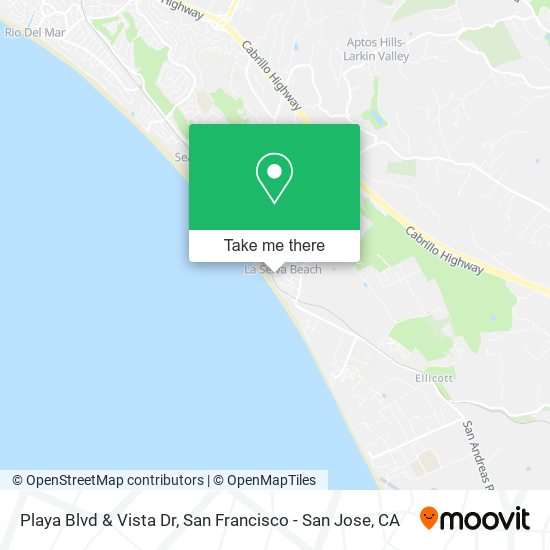 Playa Blvd & Vista Dr map
