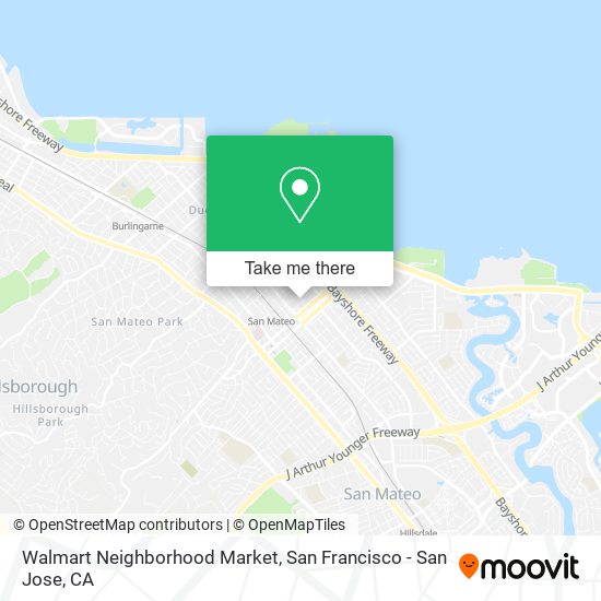 Mapa de Walmart Neighborhood Market