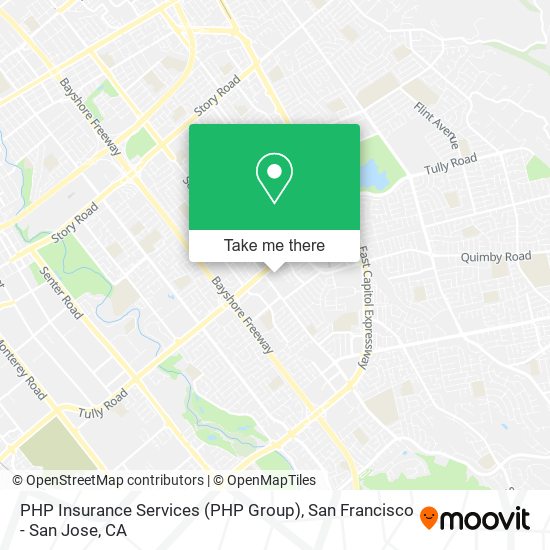 Mapa de PHP Insurance Services (PHP Group)