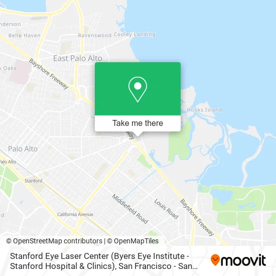 Stanford Eye Laser Center (Byers Eye Institute - Stanford Hospital & Clinics) map