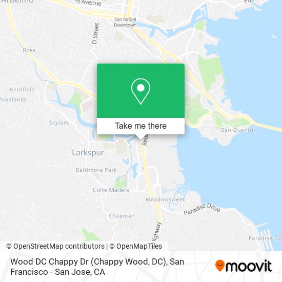 Mapa de Wood DC Chappy Dr (Chappy Wood, DC)