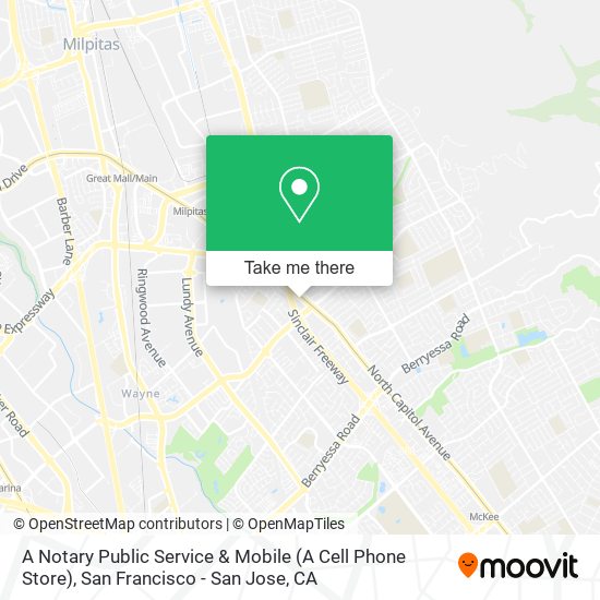 A Notary Public Service & Mobile (A Cell Phone Store) map