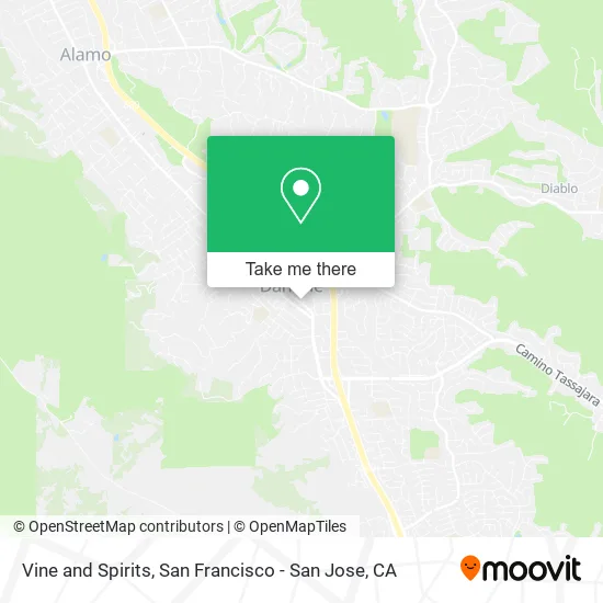 Vine and Spirits map