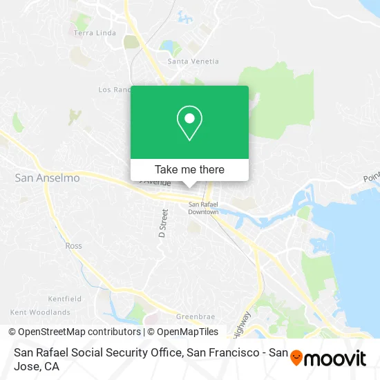 San Rafael Social Security Office map