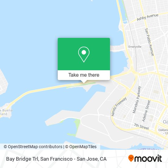 Bay Bridge Trl map