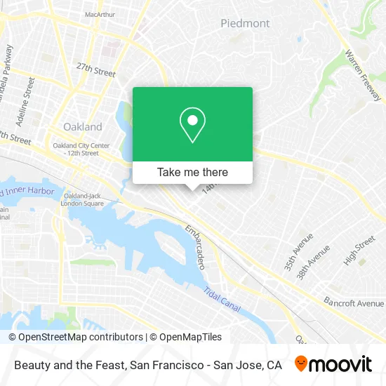 Beauty and the Feast map