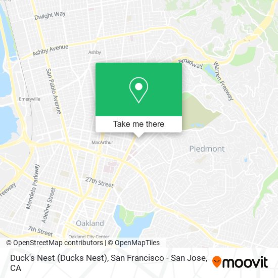 Duck's Nest (Ducks Nest) map