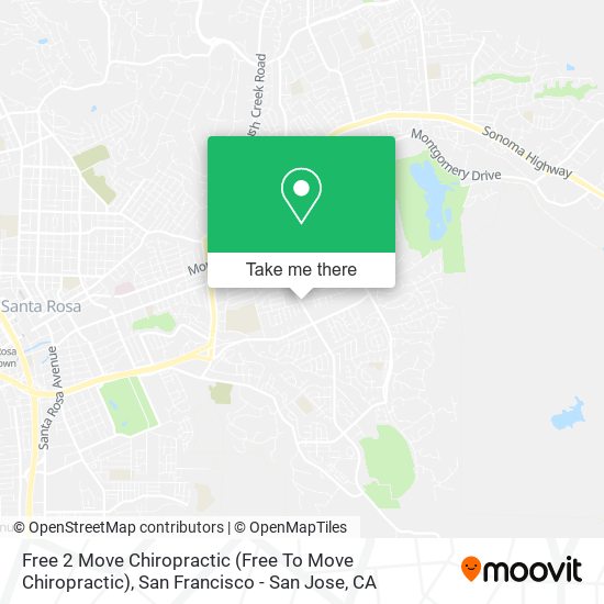 Free 2 Move Chiropractic map