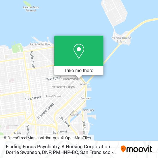 Mapa de Finding Focus Psychiatry, A Nursing Corporation: Dorrie Swanson, DNP, PMHNP-BC