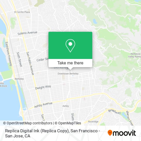 Replica Digital Ink (Replica Copy) map
