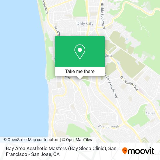 Mapa de Bay Area Aesthetic Masters (Bay Sleep Clinic)