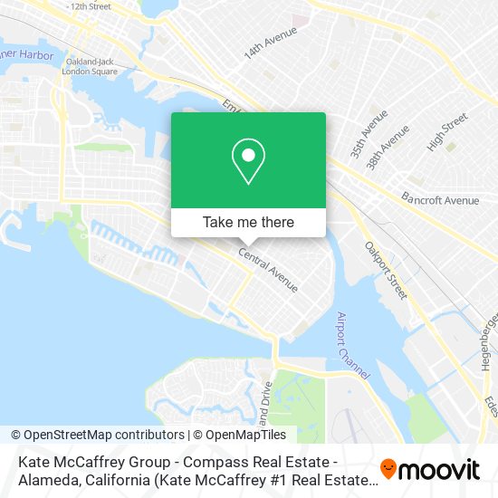 Kate McCaffrey Group - Compass Real Estate - Alameda, California map