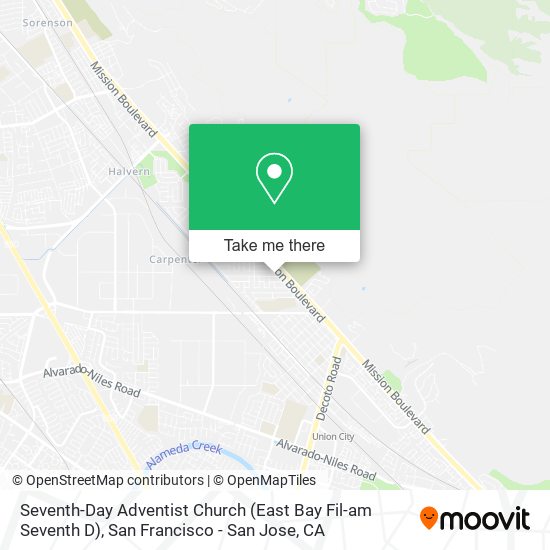 Seventh-Day Adventist Church (East Bay Fil-am Seventh D) map