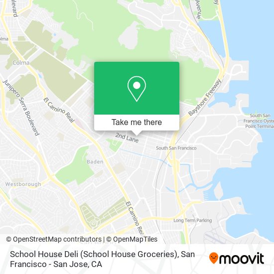 Mapa de School House Deli (School House Groceries)