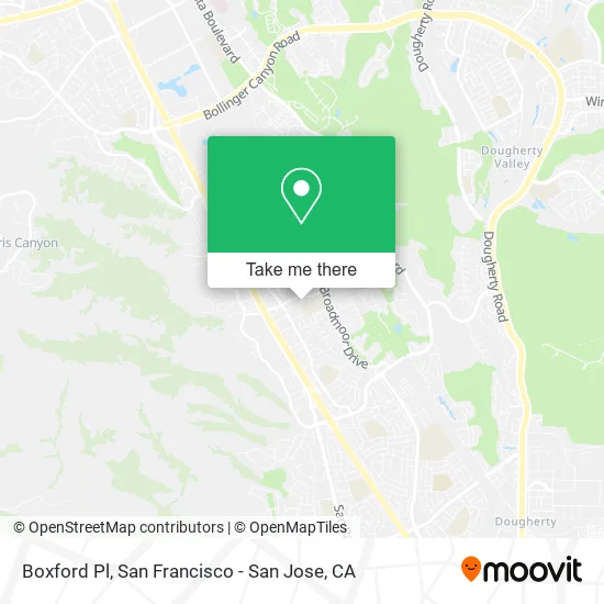 Mapa de Boxford Pl