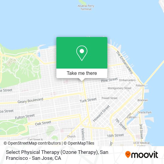 Mapa de Select Physical Therapy (Ozone Therapy)