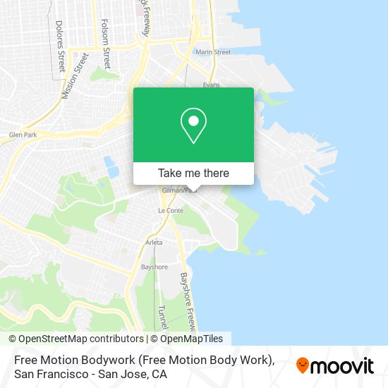 Free Motion Bodywork (Free Motion Body Work) map