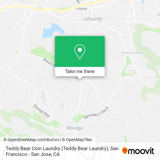 Teddy Bear Coin Laundry map