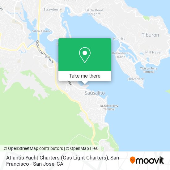 Mapa de Atlantis Yacht Charters (Gas Light Charters)