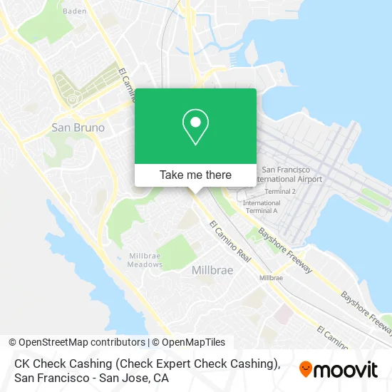 CK Check Cashing (Check Expert Check Cashing) map