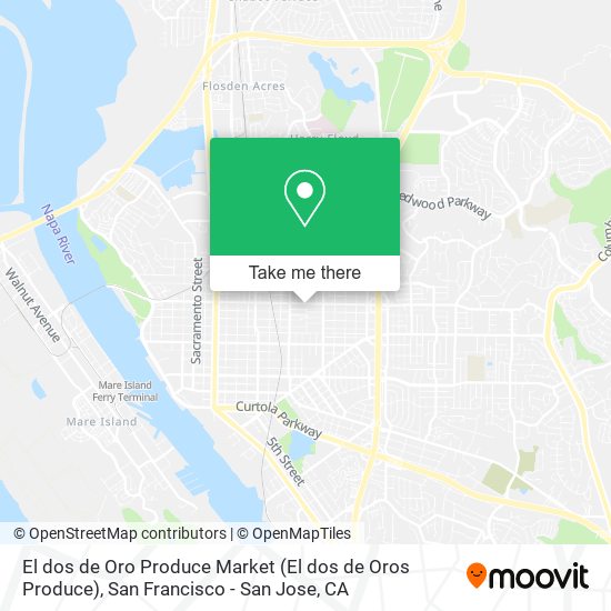 Mapa de El dos de Oro Produce Market (El dos de Oros Produce)