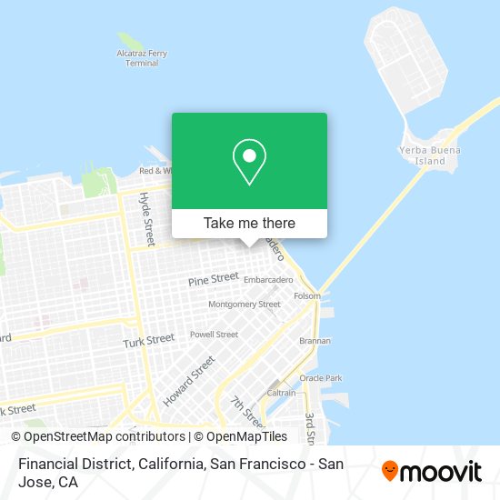 Mapa de Financial District, California