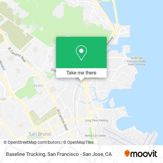 Baseline Trucking map