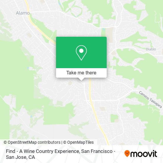 Find - A Wine Country Experience map