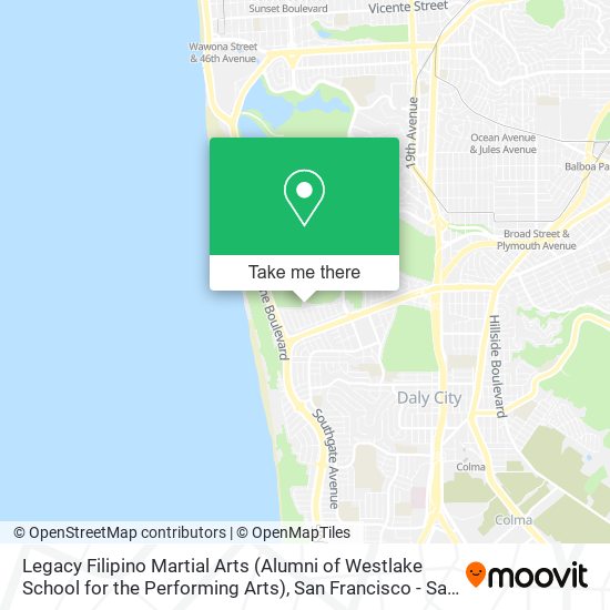 Legacy Filipino Martial Arts (Alumni of Westlake School for the Performing Arts) map